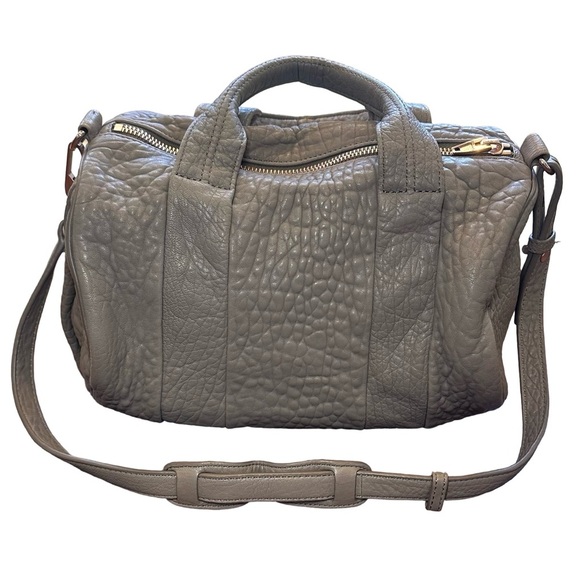 Alexander Wang Rocco Duffel Bag | Slate Gray Studded Leather - Picture 3 of 16